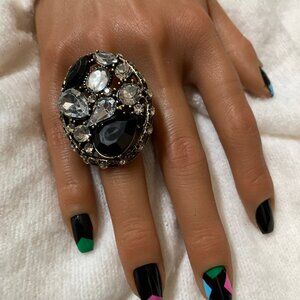 Resizable Big Fashion Statement Ring